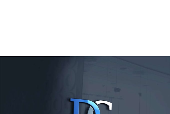 create realistic 3d logo mockup and branding presentation